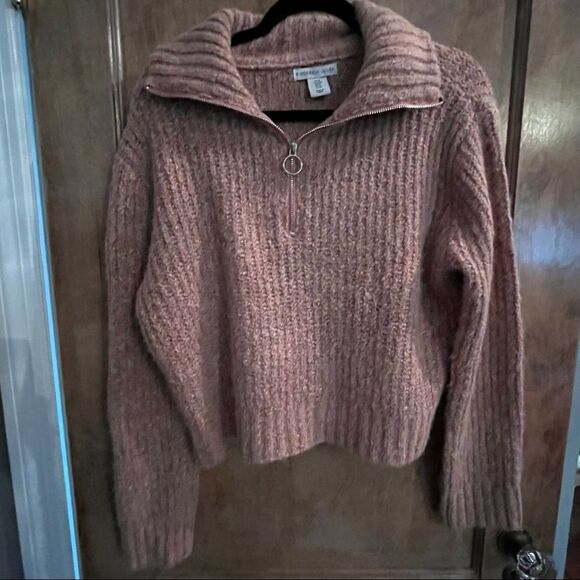 Sincerely Jules Sweater Pullover With Zipper Neck Closure. Size medium- - Picture 4 of 8